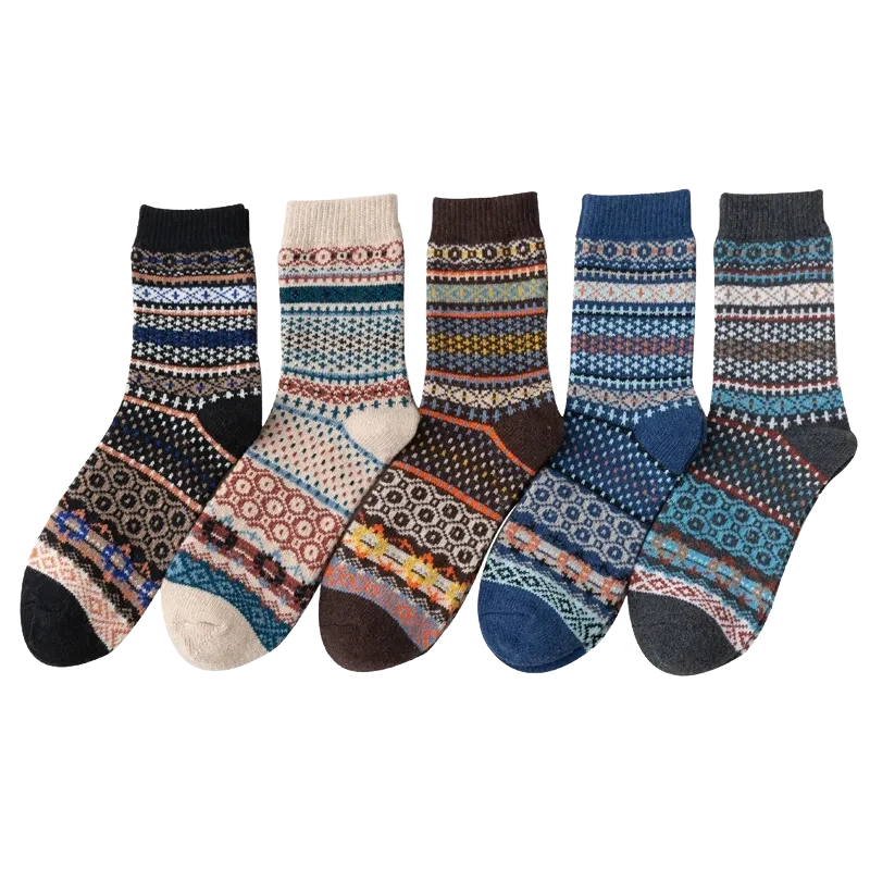 Chaussette en laine épaisse pour femme – Image 5