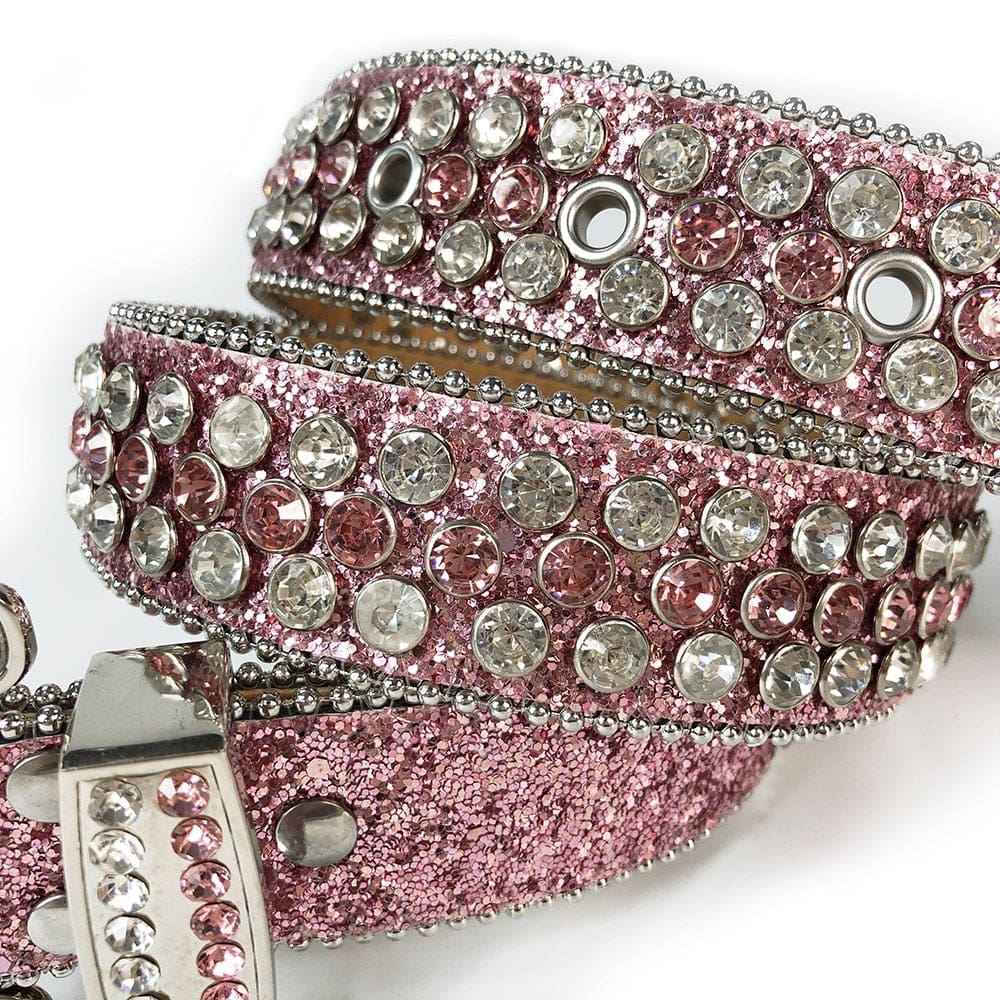 Ceinture Cowboy Diamant Rose – Image 5