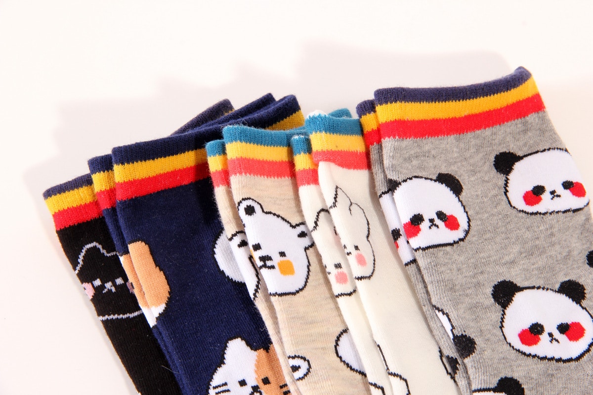 Chaussettes mignonnes animaux – Image 3