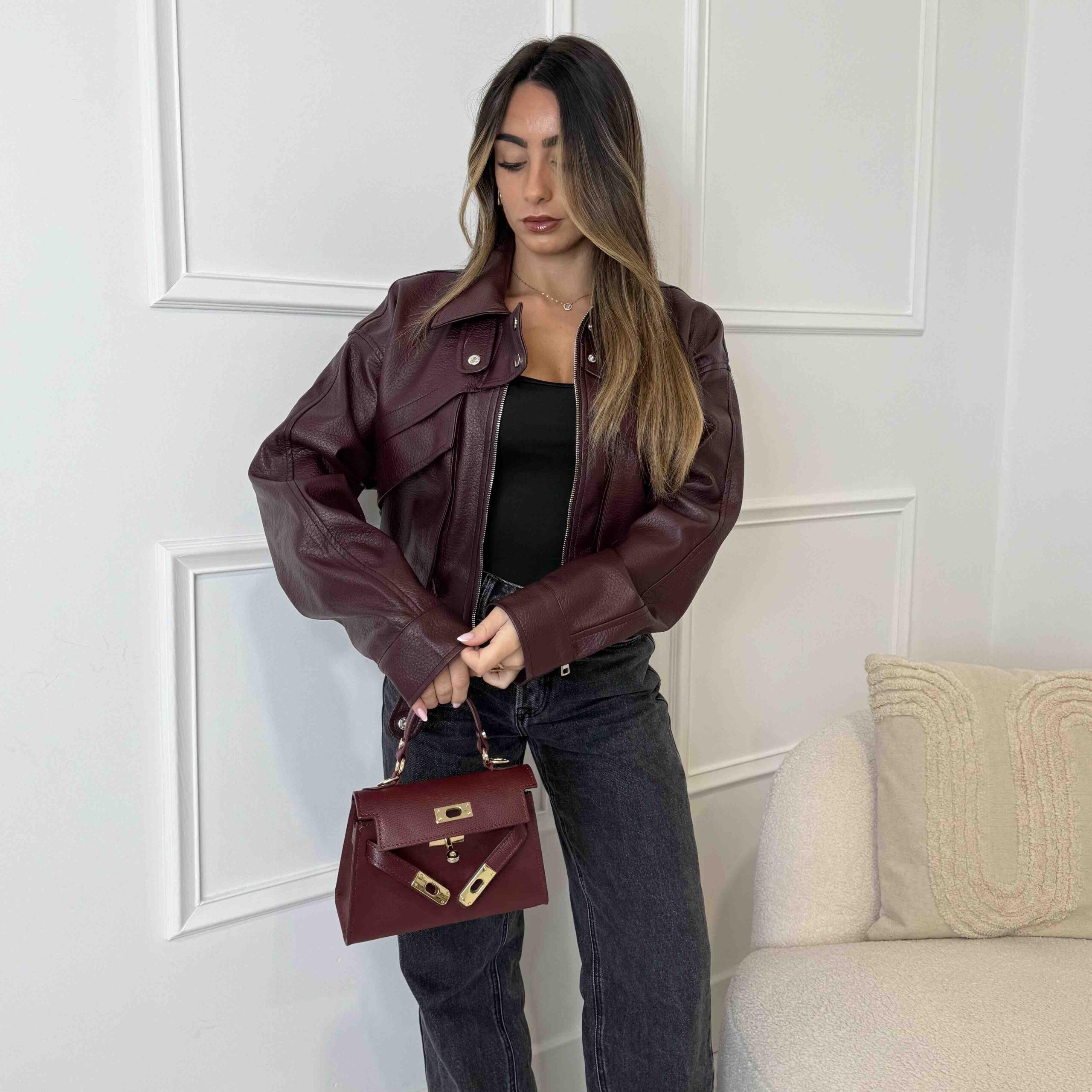 Veste NOA bordeaux – Image 2