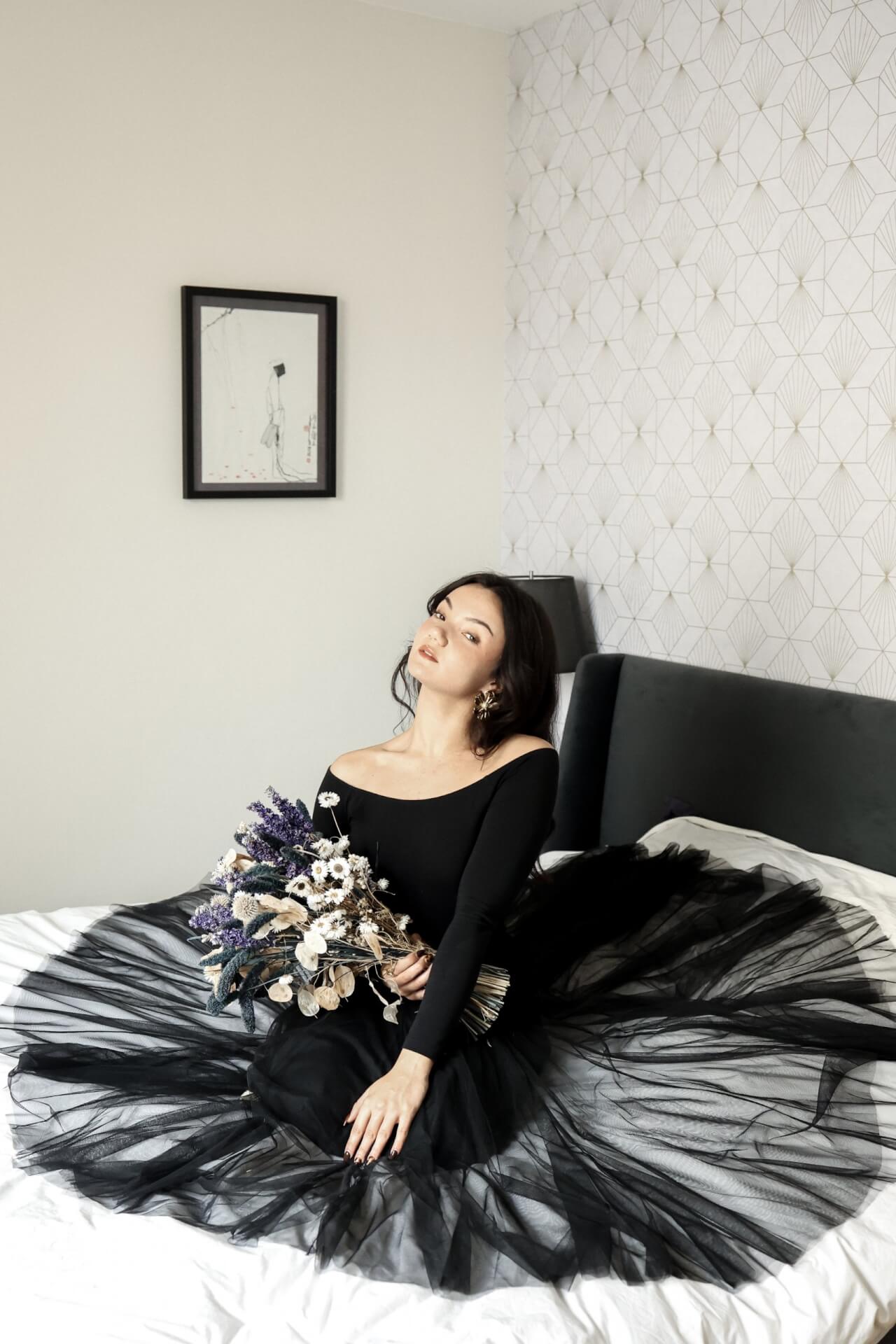 Jupon Sex & the city rose poudré, noir ou écru