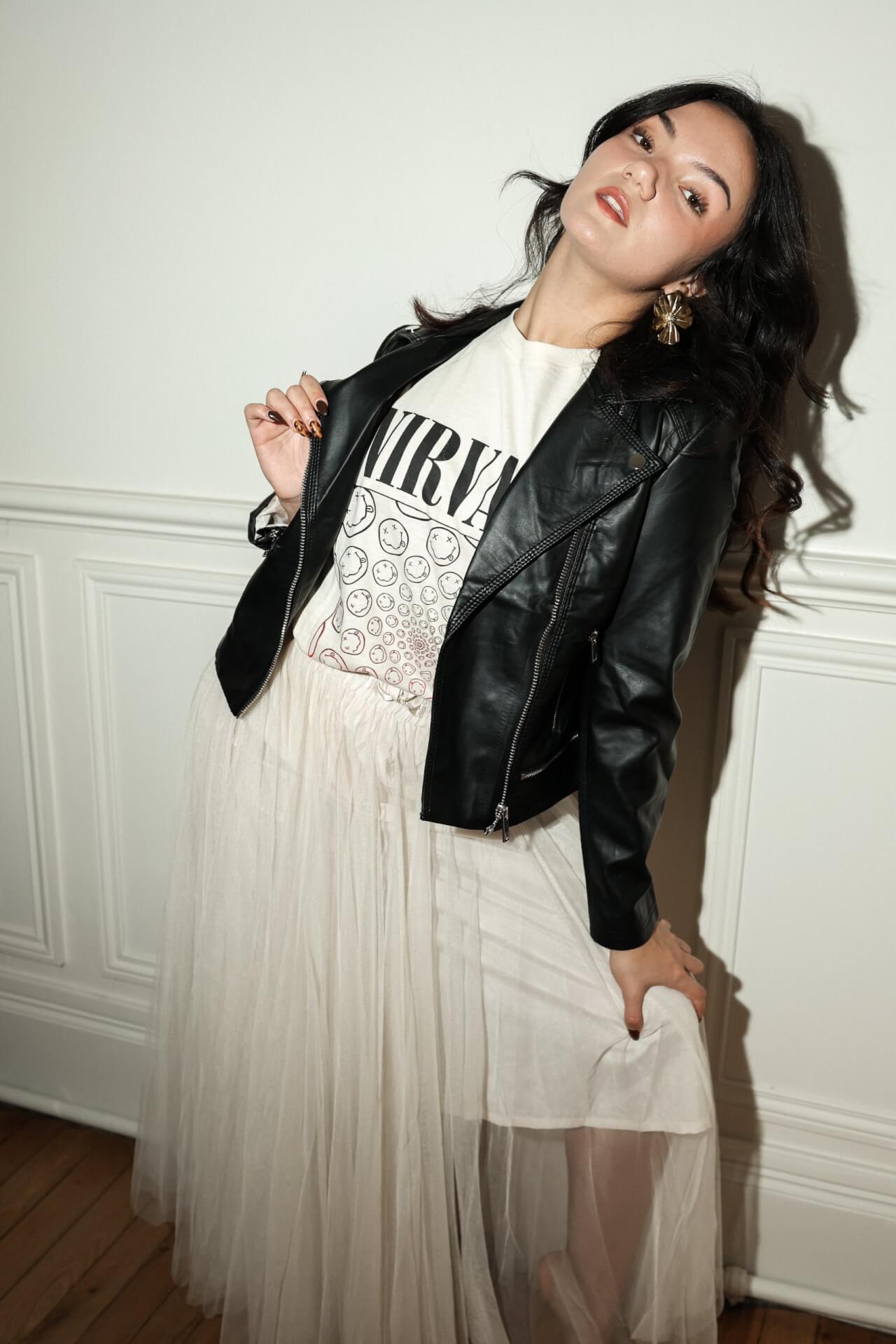 Jupon Sex & the city rose poudré, noir ou écru – Image 2