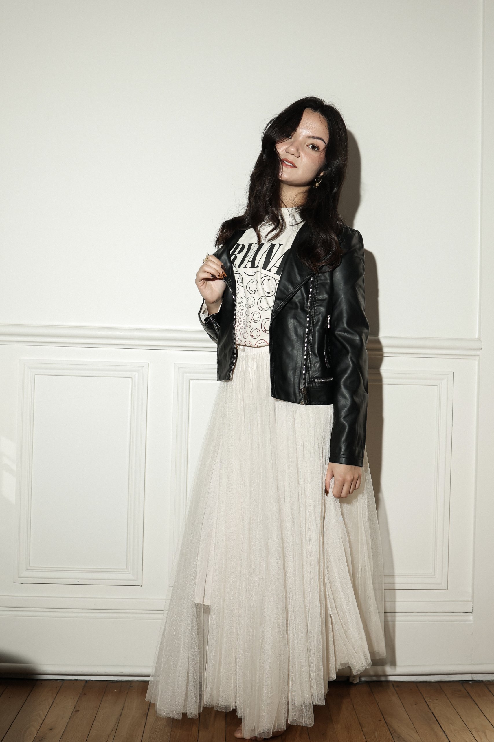 T-shirt Nirvana écru – Image 4