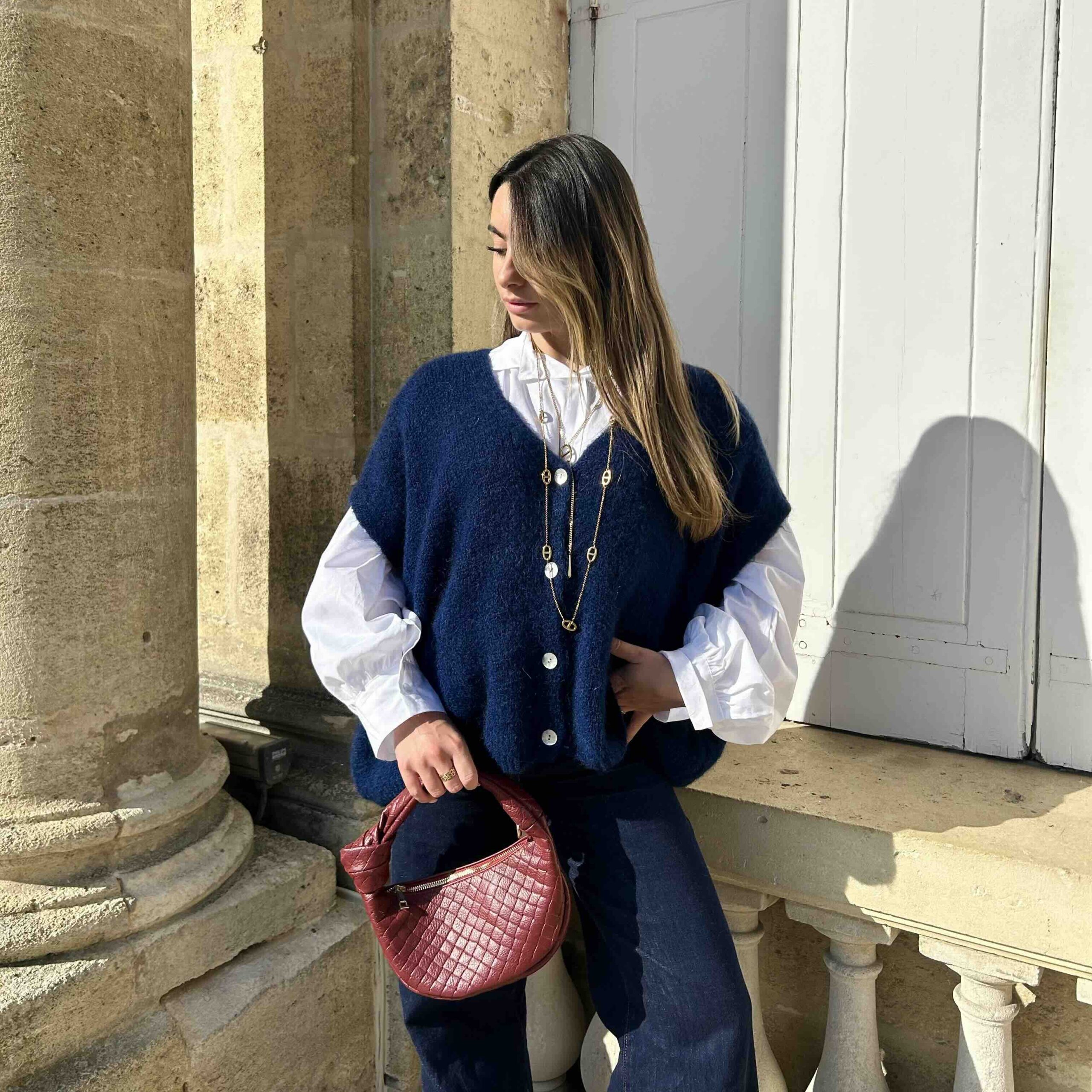 Pull ARYA bleu marine