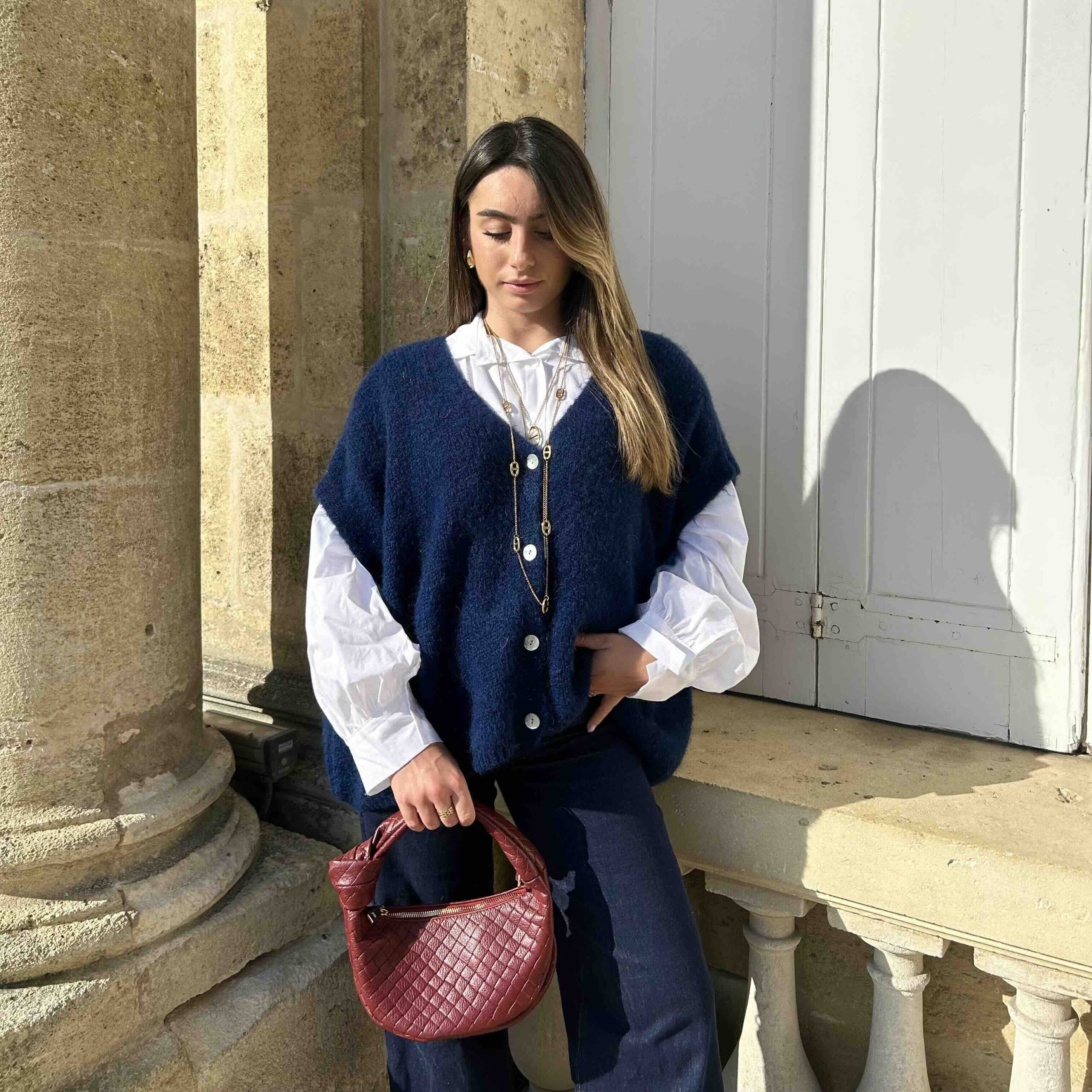Pull ARYA bleu marine – Image 3