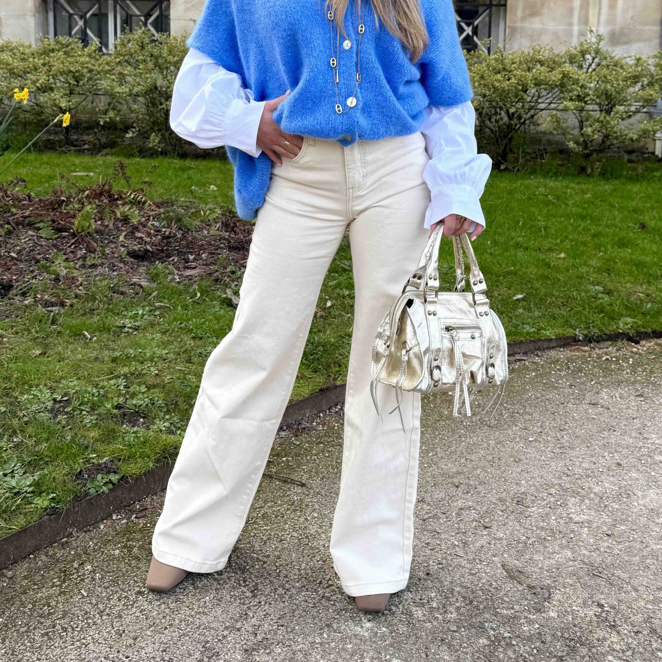 Jean VANILLE beige – Image 2