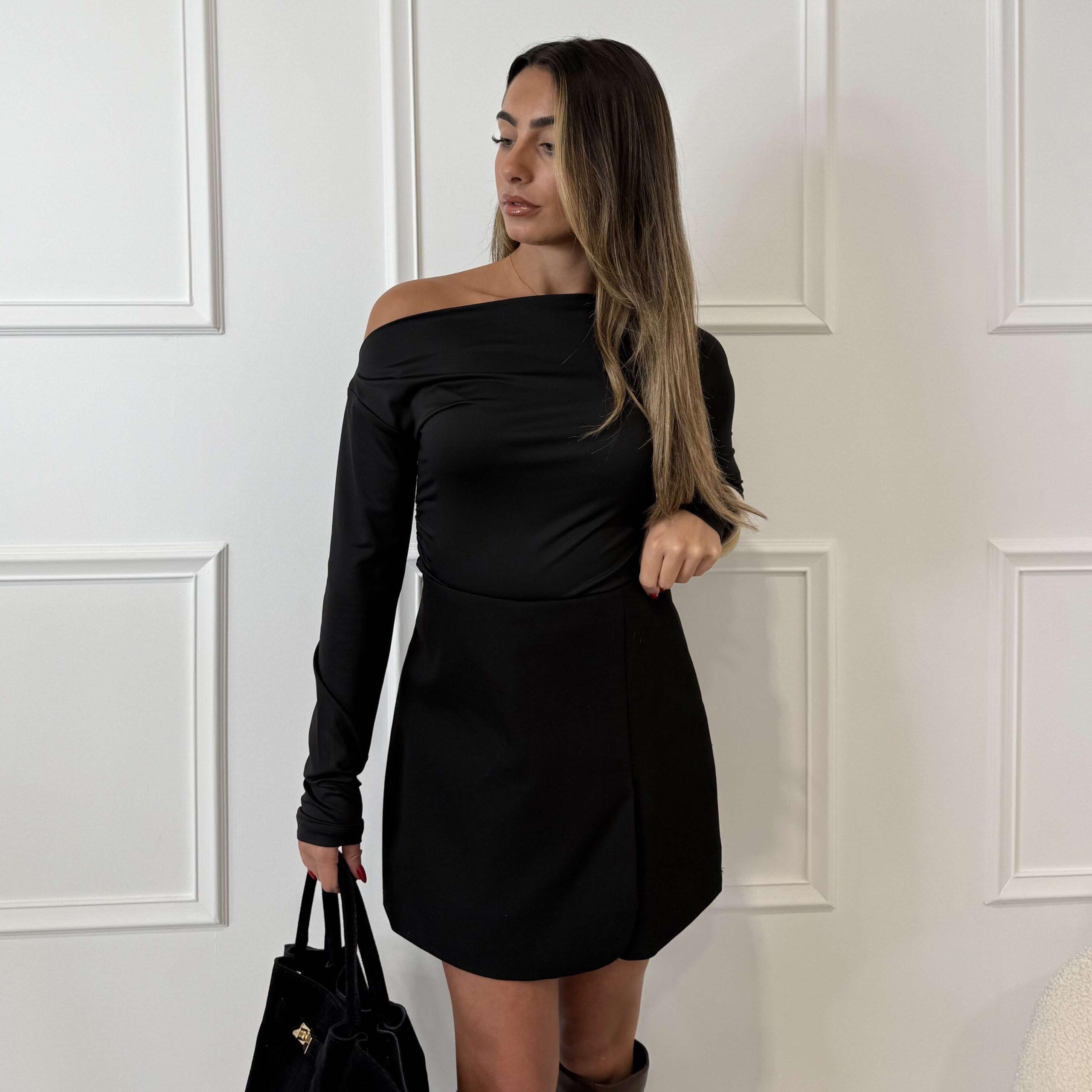 Jupe/short BOSSY noir – Image 4