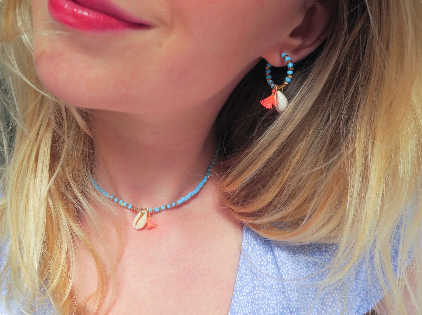 Collier ras-de-cou sable chaud – Image 2