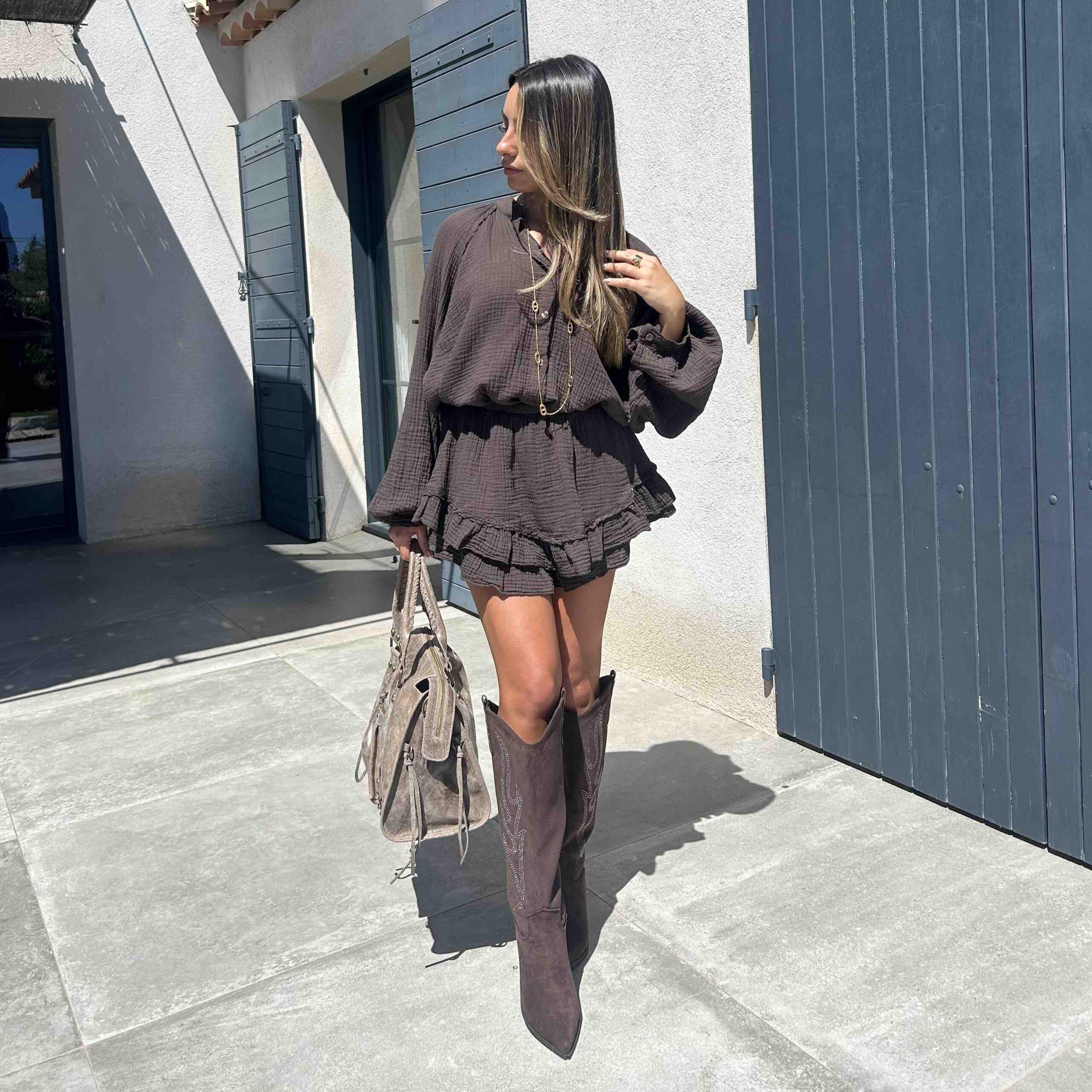 Ensemble ENORA chocolat