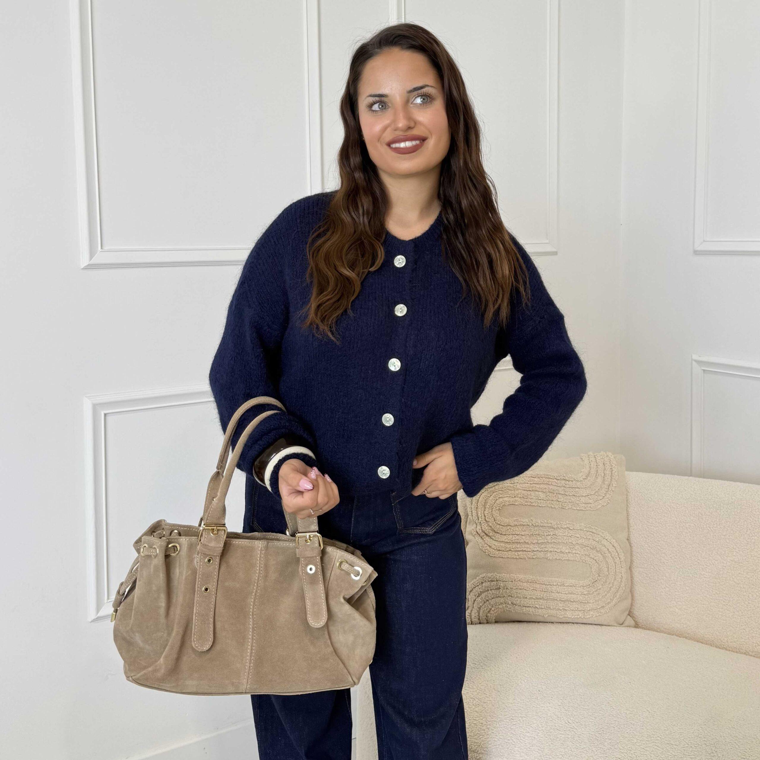 Gilet LISBONNE bleu marine