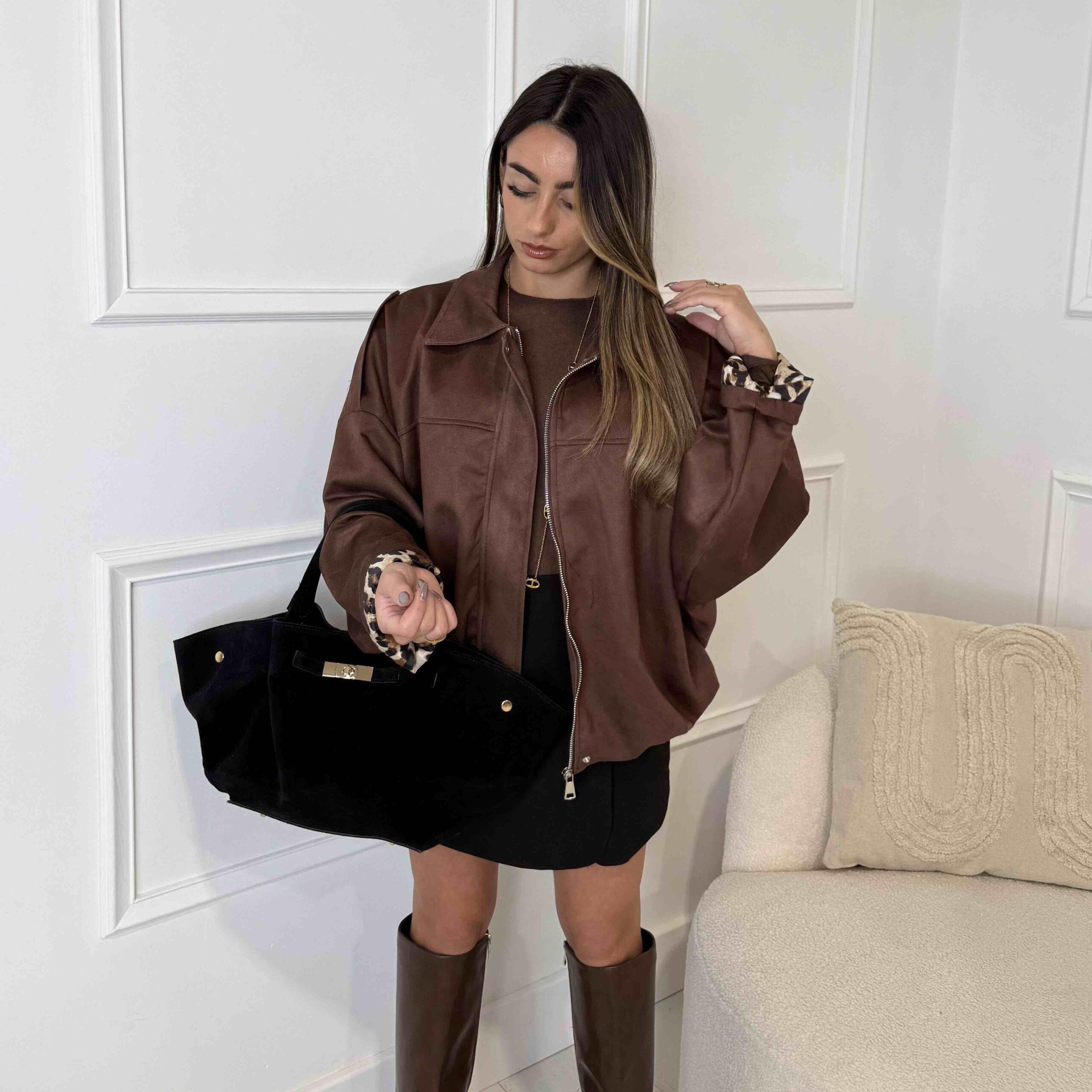 Veste VICTORIA chocolat – Image 2