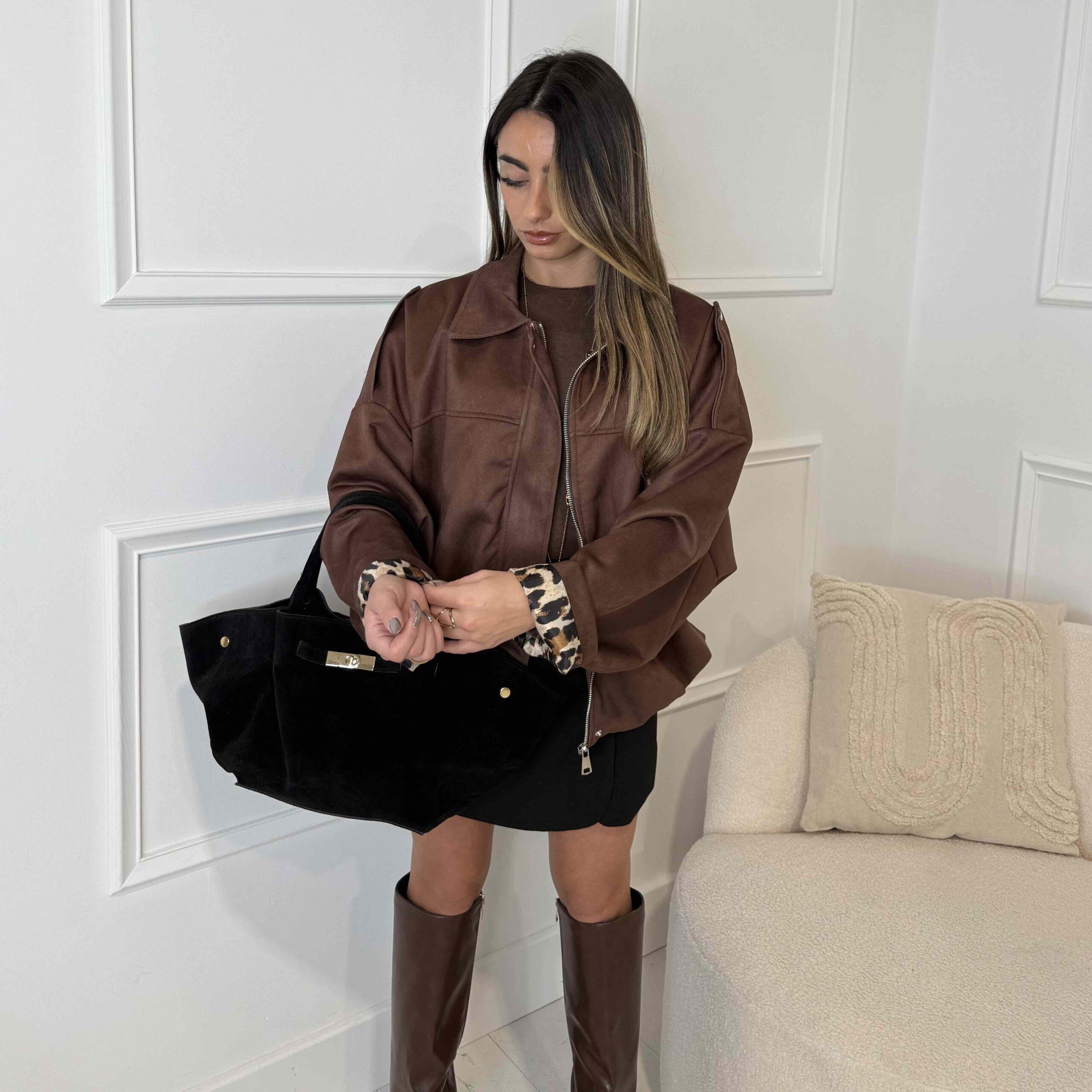 Veste VICTORIA chocolat