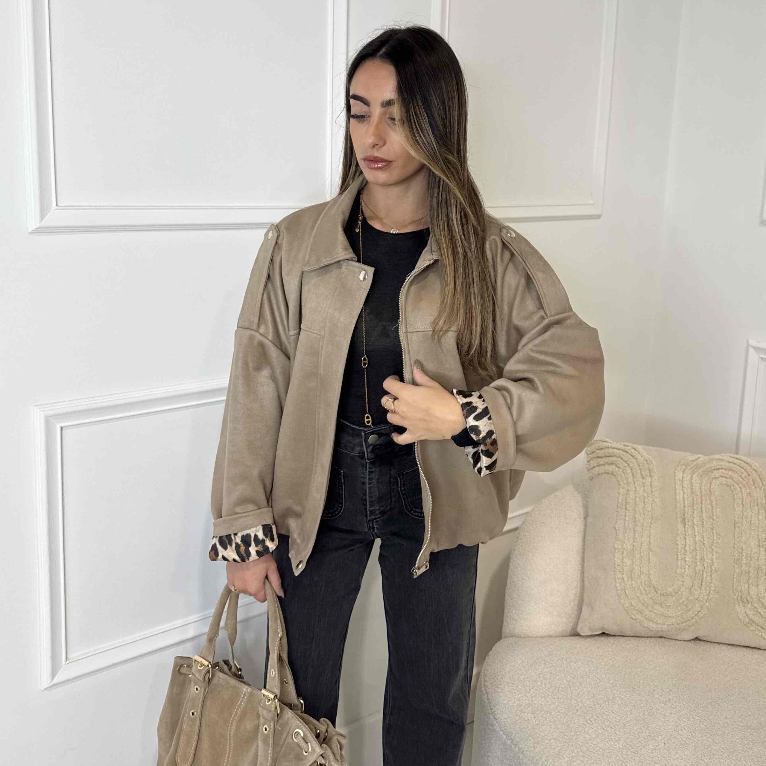 Veste VICTORIA taupe – Image 3