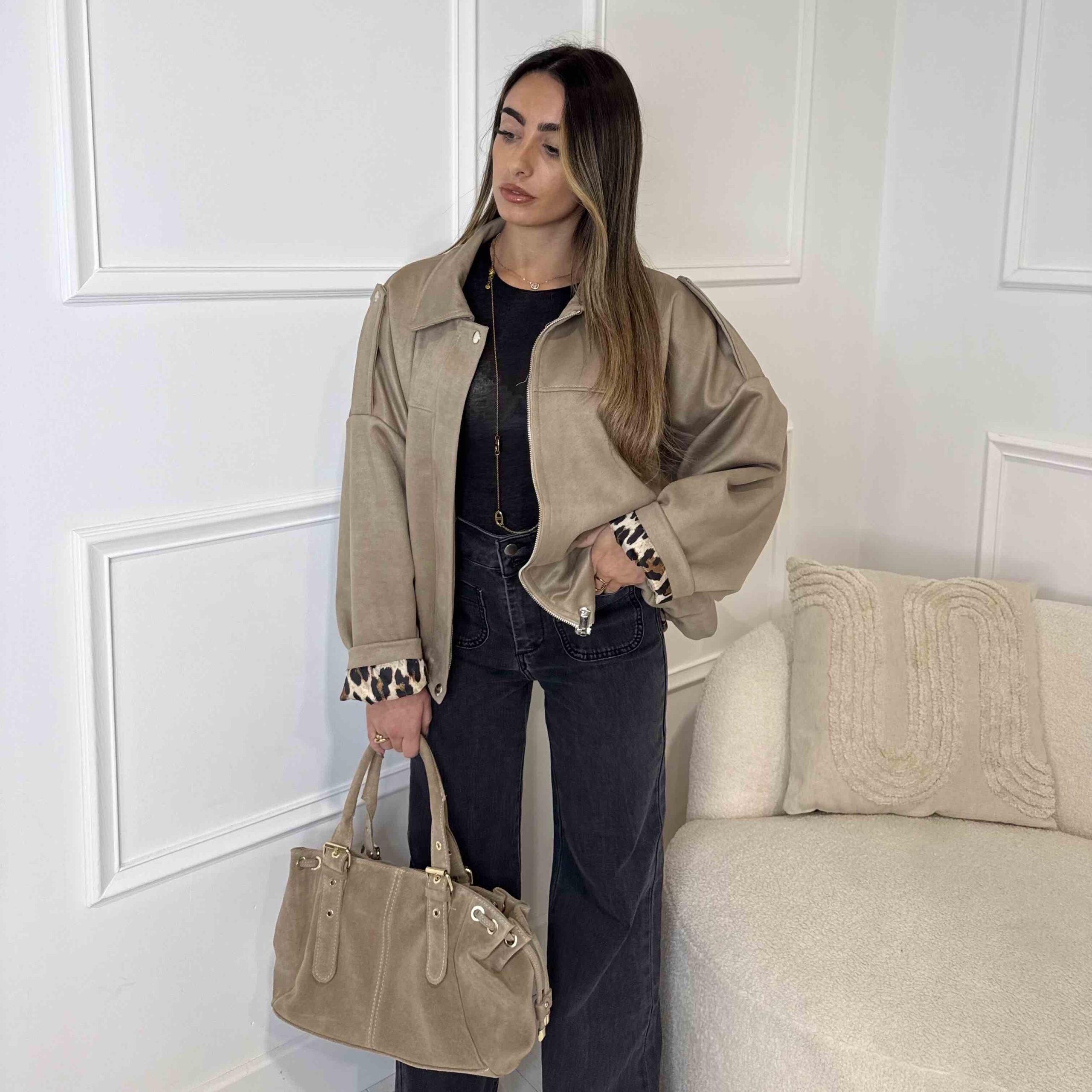 Veste VICTORIA taupe