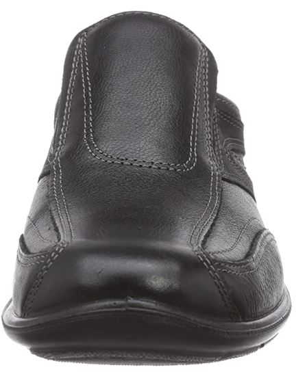 Mocassin Cuir homme élastiqué Semelle amovible JOMOS Coloris noir – Image 3