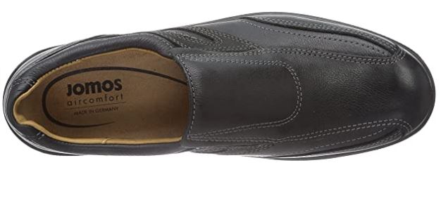 Mocassin Cuir homme élastiqué Semelle amovible JOMOS Coloris noir – Image 6