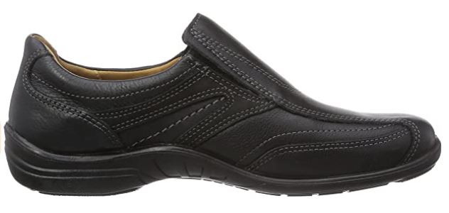 Mocassin Cuir homme élastiqué Semelle amovible JOMOS Coloris noir – Image 7