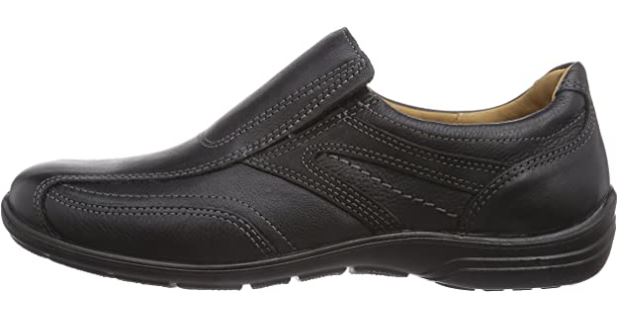 Mocassin Cuir homme élastiqué Semelle amovible JOMOS Coloris noir – Image 8