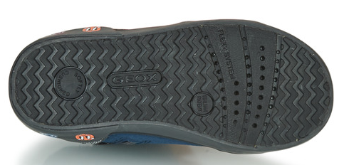 GEOX Kilwi Baskets garçon montantes zip + velcro coloris bleu combiné – Image 7