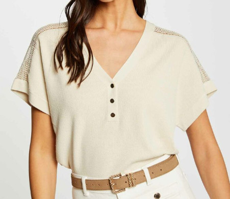 TOP EN MAILLE MORGAN – Image 2