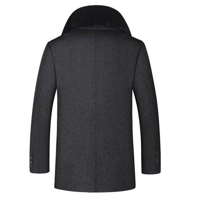 Manteau col en fausse fourrure – Image 3