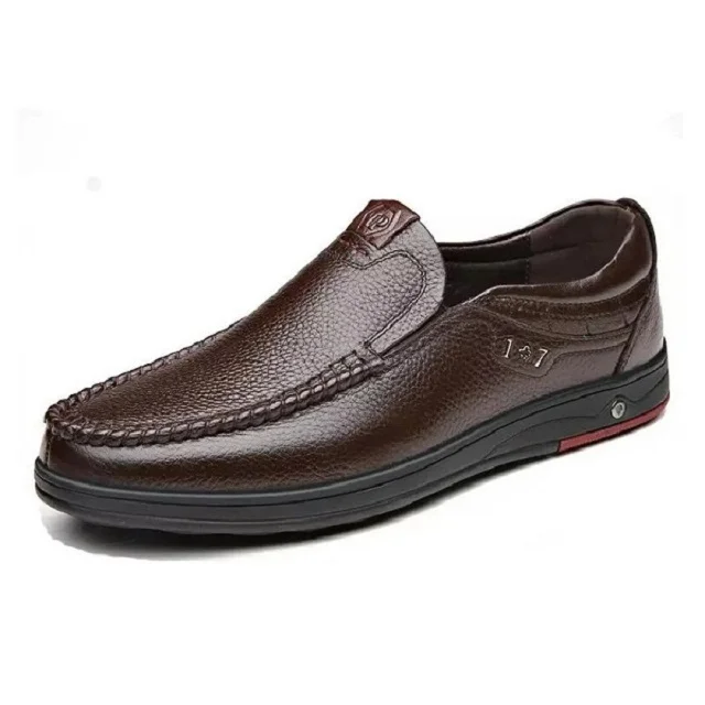 Mocassin en cuir véritable homme – Image 2
