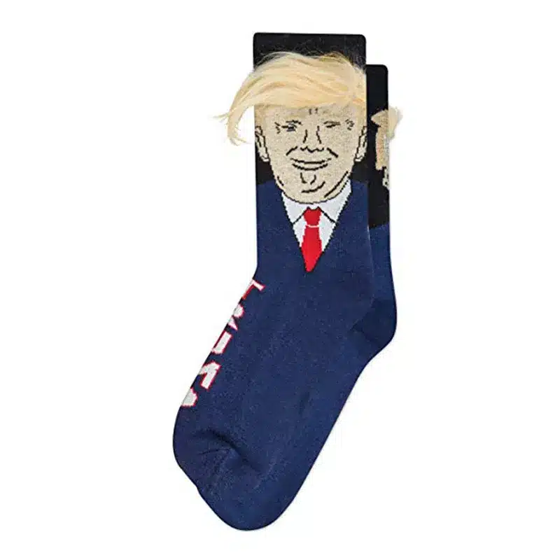 Chaussette à motif Donald Trump