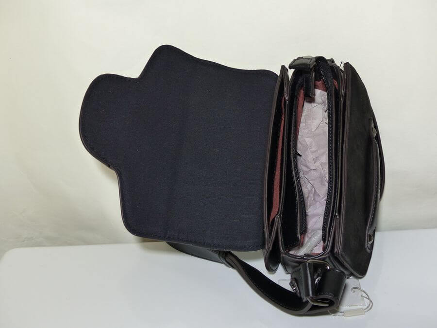 DAVID JONES petit sac noir multipoches – Image 4