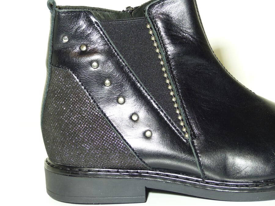 Bottines fillette BOPY coloris noir – Image 7