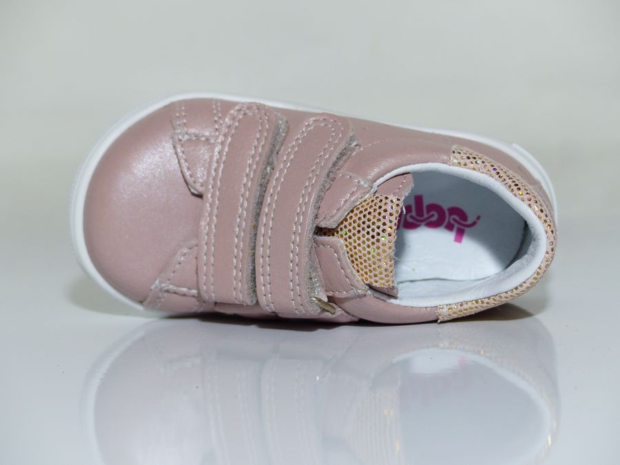 Tennis bébé / fille BOPY à velcros coloris rose – Image 7