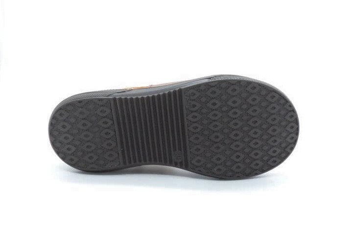 Bottines fillette Forme Chelsea élastiqué côté extérieur Fermeture zip BOPY Sona couleur caramel – Image 7