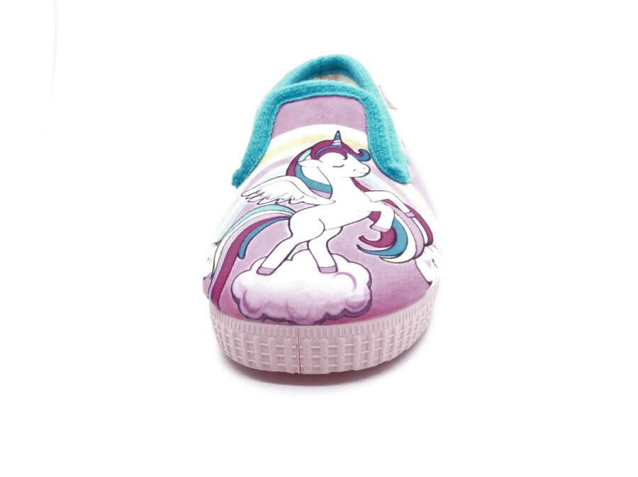 Pantoufles fillettes LA MAISON DE L’ESPADRILLE motif Licorne – Image 6