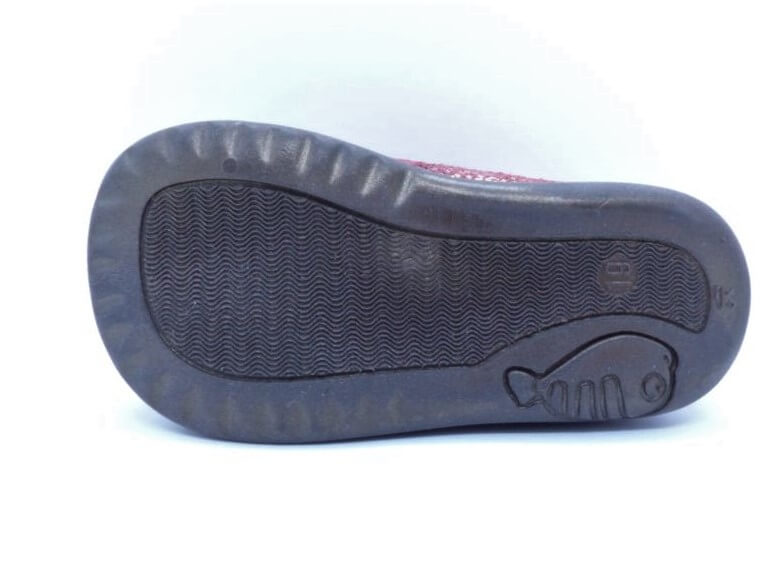 Bottillon fille Chaussures montantes à lacet ZOLIRA BOPY coloris rouge / reflets dorés – Image 7