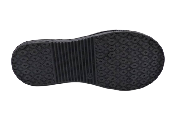 Bottine fillette élastiquée côté externe Cuir doublure chaude BOPY soko coloris marine – Image 6