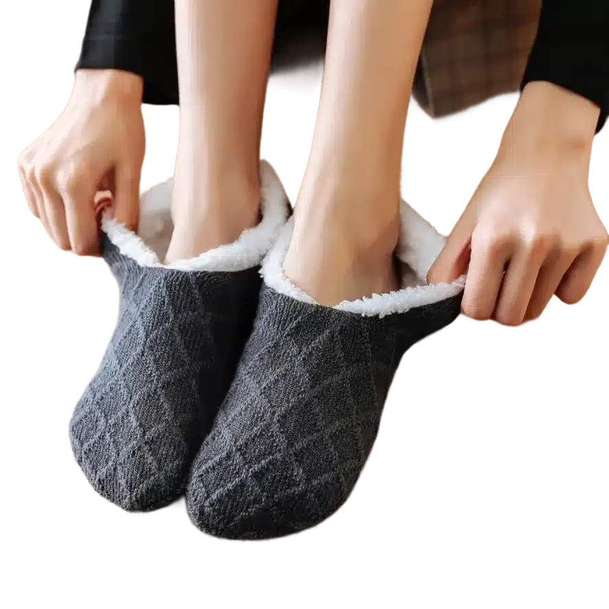 Chaussettes Chausson en peluche pour femmes – Image 2