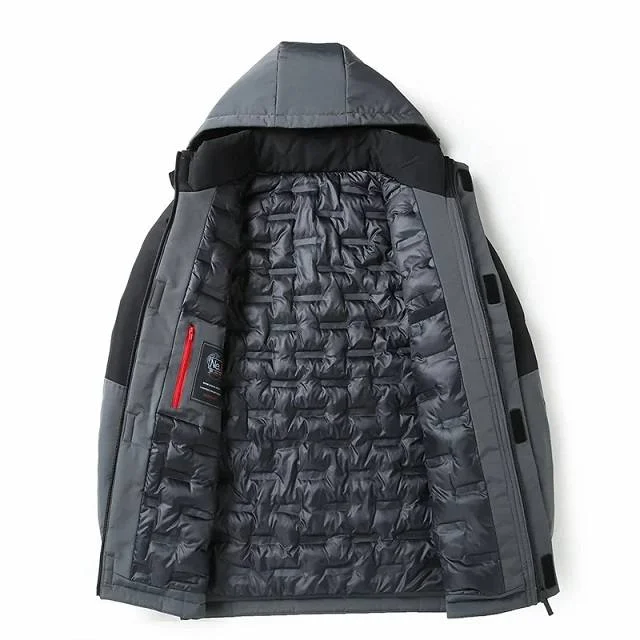 Parka homme imperméable avec capuche – Image 3