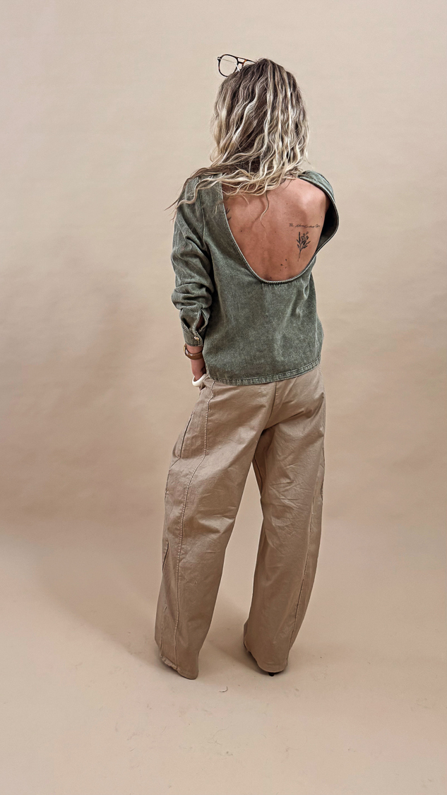 Pantalon camel ballon – Image 4