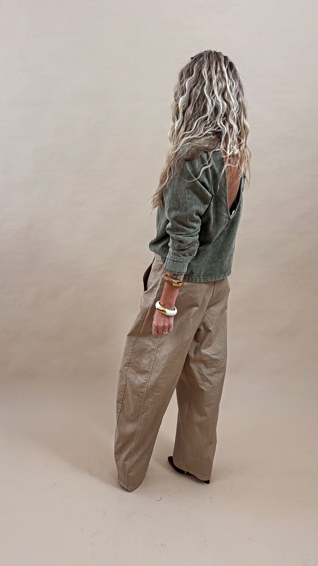 Pantalon camel ballon – Image 3