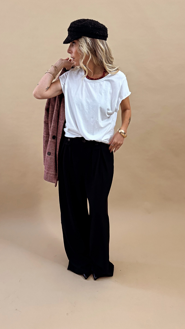 Tee shirt blanc basique – Image 2