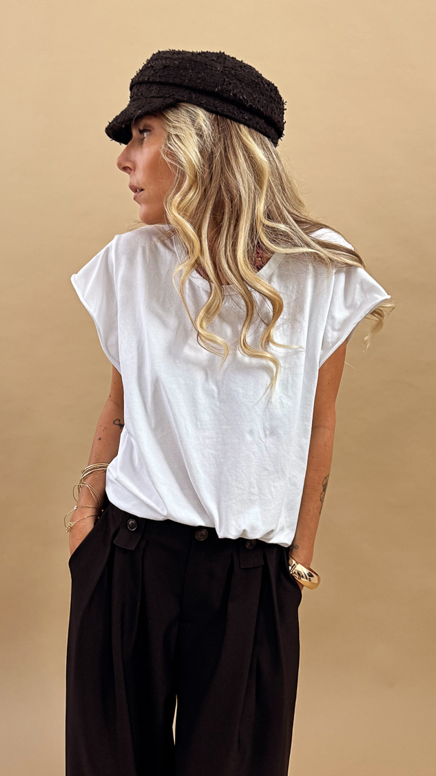 Tee shirt blanc basique – Image 6