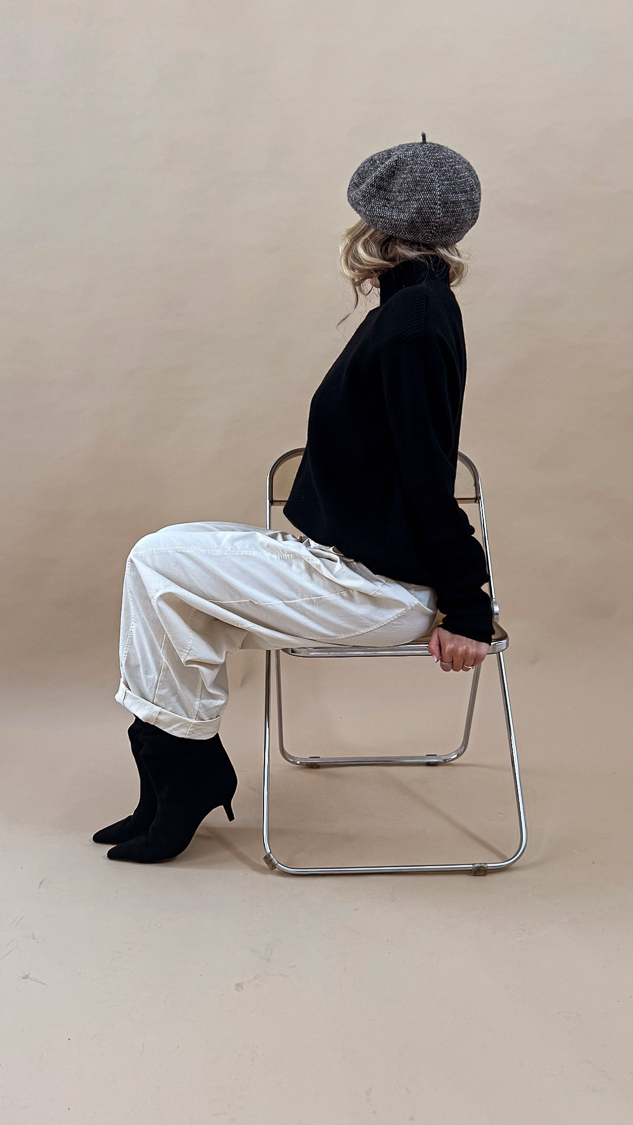 Bottines noires froncées suédine – Image 8