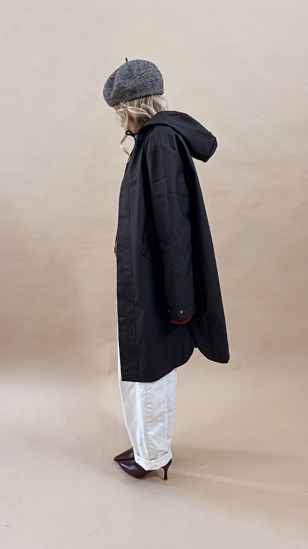 Parka noire avec capuche – Image 5