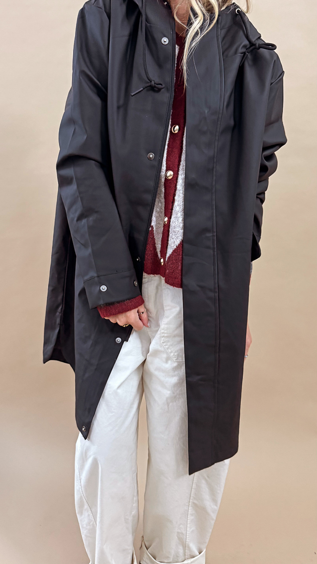 Parka noire avec capuche – Image 4