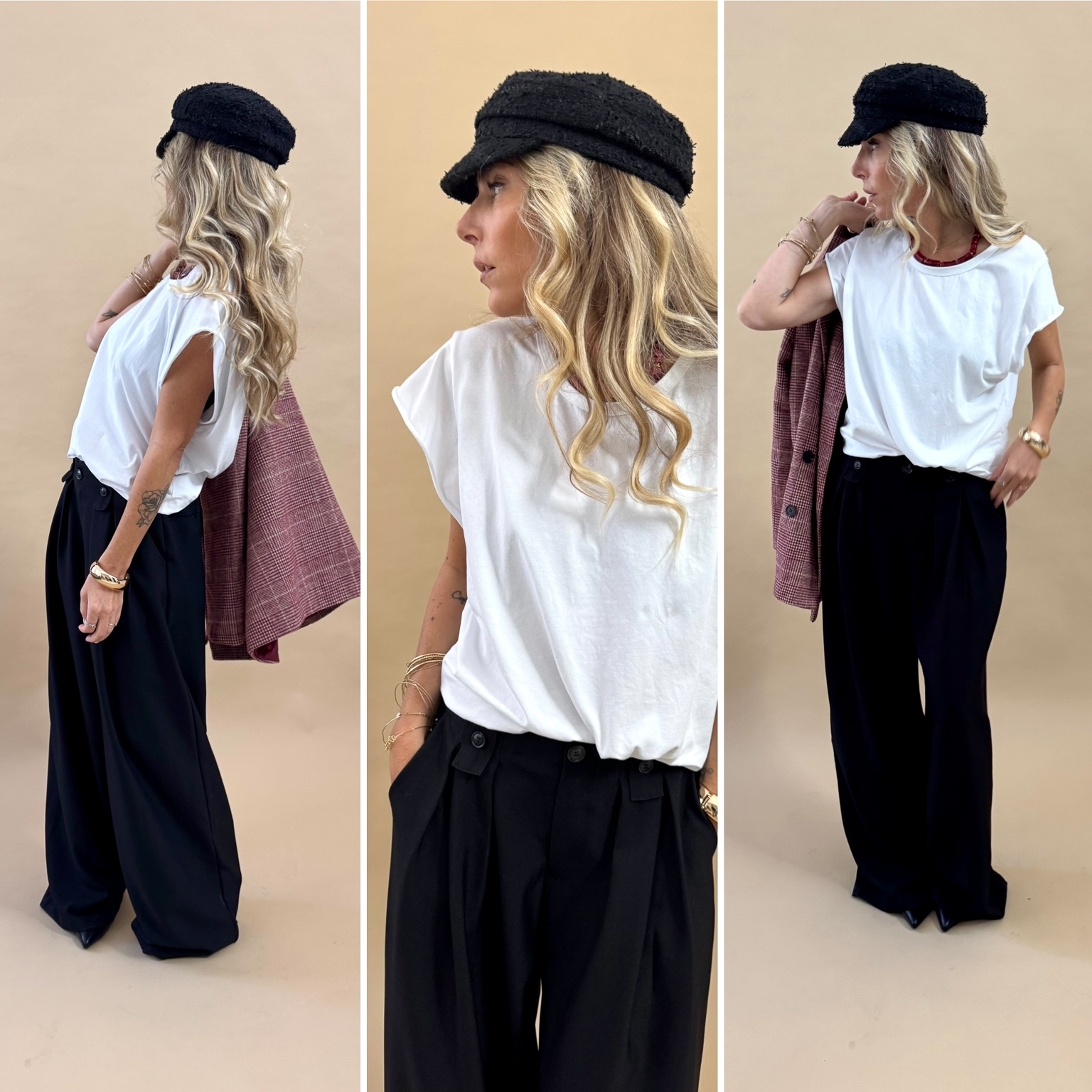 Tee shirt blanc basique