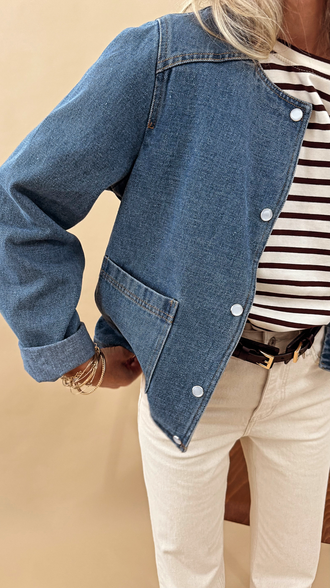 Veste jean Gaelle – Image 2