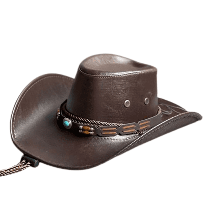 Chapeau de Cowboy Perle Turquoise MF – Image 2
