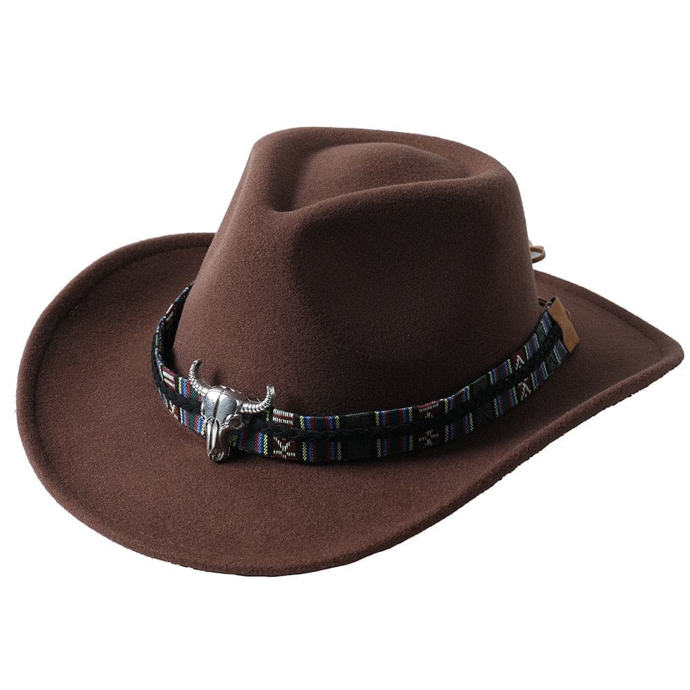 Chapeau de Cowboy Vachette Marron