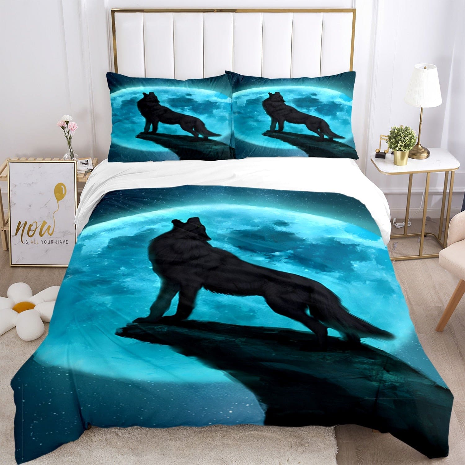 Housse de Couette LoupLégendes Lupines – Image 2