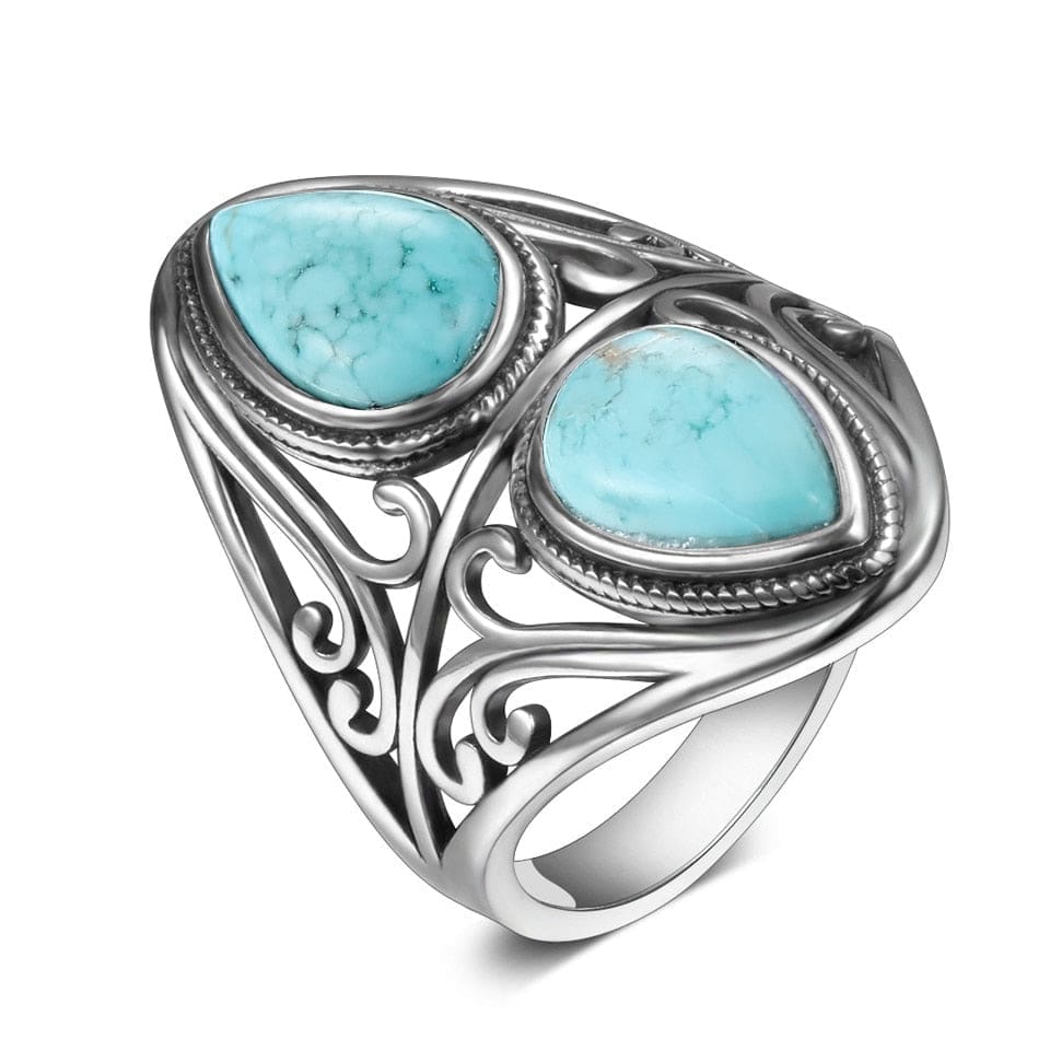 Bague Turquoise Natural Vintage â Image 2