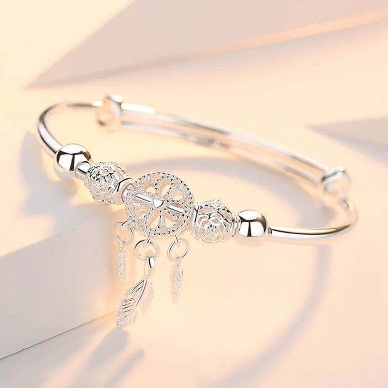Bracelet Attrape-Rêve Argent